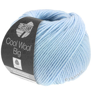 Lana Grossa COOL WOOL Big  Uni/Melange | 0604-blu chiaro