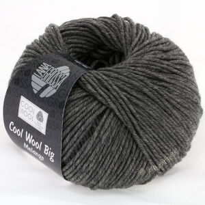 Lana Grossa COOL WOOL Big  Uni/Melange | 0617-grigio scuro puntinato