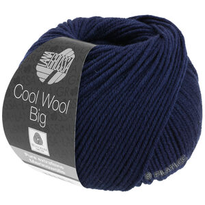 Lana Grossa COOL WOOL Big  Uni/Melange | 0630-blu notte