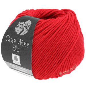 Lana Grossa COOL WOOL Big  Uni/Melange | 0648-rosso carminio