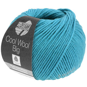 Lana Grossa COOL WOOL Big  Uni/Melange | 0910-turchese  