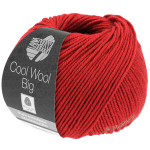 Lana Grossa COOL WOOL Big  Uni/Melange | 0924-rosso scuro