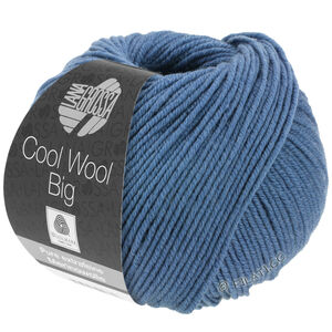Lana Grossa COOL WOOL Big  Uni/Melange | 0968-blu colomba
