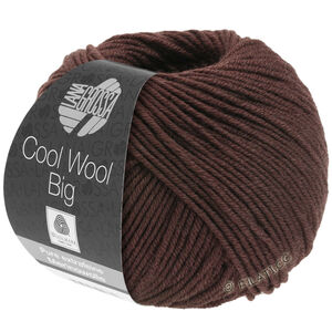 Lana Grossa COOL WOOL Big  Uni/Melange | 0987-marrone cioccolato