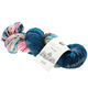 Lana Grossa COOL WOOL  Hand-dyed | 104-turchese  /ottanio scuro/rosa/rosa vivo/marrone nero