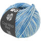Lana Grossa COOL WOOL Neon Print | 6523-neon blu/blu delicata