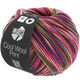 Lana Grossa COOL WOOL  Print | 749-rosso vino/rosa vivo/verde giallo/blu violetto/salmone/moca