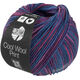 Lana Grossa COOL WOOL  Print | 837-blu colomba/prugna/viola rosso