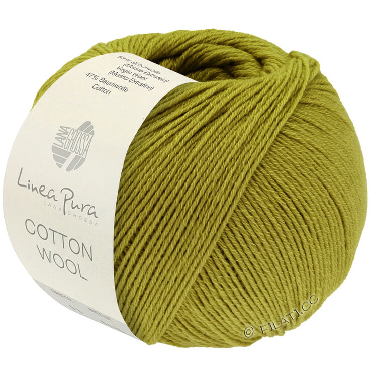 Lana Grossa COTTON WOOL (Linea Pura) | 35-pistacchio