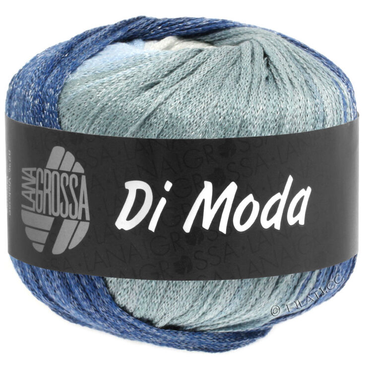 Lana Grossa DI MODA | 01-bianco/blu chiaro/grigio chiaro/jeans