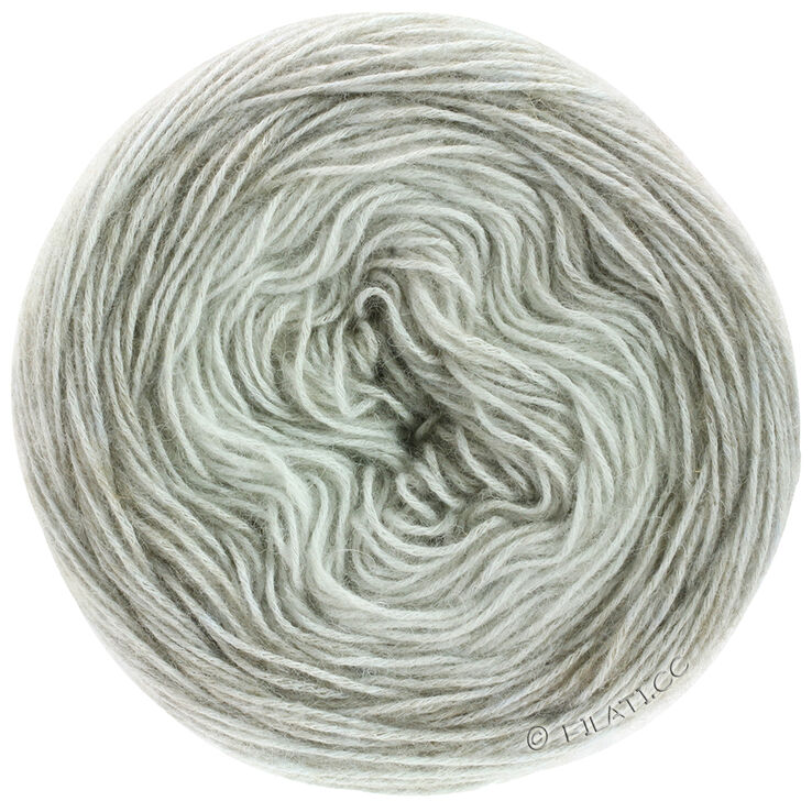 Lana Grossa ECOPUNO Dégradé | 408-grigio argento/grigio