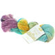 Lana Grossa ECOPUNO Hand-dyed | 507-blu chiaro/giallo/arancio/grigio/mora/turchese /blu nero