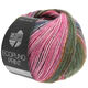 Lana Grossa ECOPUNO Print | 202-ottanio/rosa vivo/arancio/verde scuro/verde grigio