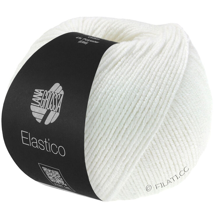 Lana Grossa ELASTICO | 001-bianco