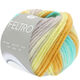 Lana Grossa FELTRO Line | 435-turchese /senape/grigio chiaro/vaniglia