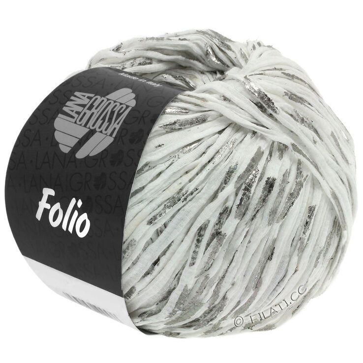 Lana Grossa FOLIO | 01-bianco/argento