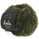 Lana Grossa FURRY Bicolor (lala BERLIN) | 105-oliva/marrone nero