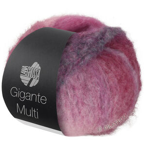 Lana Grossa GIGANTE MULTI | 107-malva/garofano/rosa vivo/verde giada/rosso grigio/rosso vino/mora/blu viola