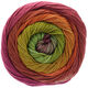 Lana Grossa GOMITOLO ALOHA | 312-verde grigio/fucsia/arancio salmone/argilla rosso/verde oliva