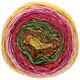 Lana Grossa GOMITOLO COLLINA | 1016-oliva scuro/rosso vino/fucsia/arancio chiaro/giallo/torrone
