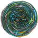 Lana Grossa GOMITOLO DENIM GRAFFITI | 356-verde scuro/verde chiaro/rosa/turchese /blu notte