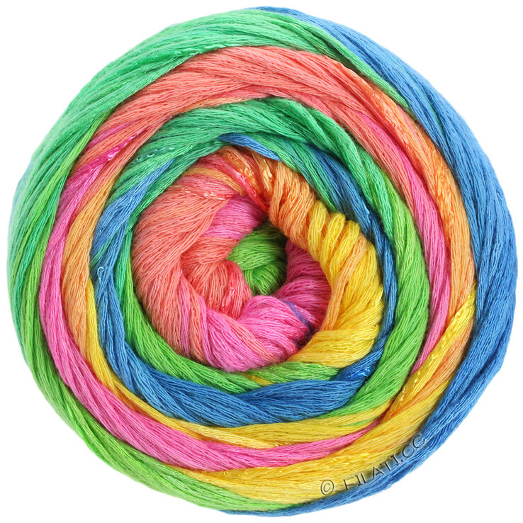 Lana Grossa GOMITOLO DOPPIO | 201-giallo/verde/salmone/rosa/rosa vivo/giada/blu/turchese  
