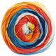 Lana Grossa GOMITOLO DOPPIO | 202-blu chiaro/azzurro/blu scuro/bianco/giallo/arancio/salmone/rosso chiaro