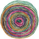 Lana Grossa GOMITOLO MEILENWEIT | 4017-verde turchese/rosa vivo/viola/marrone/verde giallo/arancio