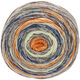 Lana Grossa GOMITOLO MEILENWEIT | 4020-marrone/grigio blu/arancio/ecru/beige