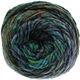 Lana Grossa GOMITOLO MEZZO | 110-verde nero/jeans/turchese /blu violetto/melanzana/verde giallo/ocra