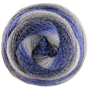 Lana Grossa GOMITOLO VERSIONE | 455-jeans/reale/grigio blu/grigio chiaro/grigio medio/grigio scuro/blu nero