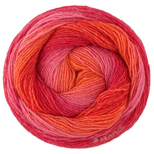 Lana Grossa GOMITOLO VERSIONE | 463-fucsia/rosa vivo/pomodoro/rosso
