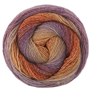 Lana Grossa GOMITOLO VERSIONE | 466-cammello/terracotta/viola/porpora grigio