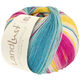 Lana Grossa LANDLUST DIE SOCKENWOLLE 150g 6-Ply | 911-fucsia/lampone/giallo/ecru/giada