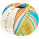 Lana Grossa LANDLUST DIE SOCKENWOLLE | 117-verde lime/ottanio/ecru/salmone/albicocca/turchese a strisce