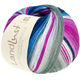 Lana Grossa LANDLUST DIE SOCKENWOLLE | 118-grigio chiaro/ecru/fucsia/blu/jeans/blu notte/rosa delicata/lilla a strisce