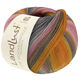 Lana Grossa LANDLUST DIE SOCKENWOLLE | 132-arancio/giallo tuorlo uovo/arancio salmone/grigio/beige grigio/rosa delicata/rosa/garofano/grigio chiaro a strisce