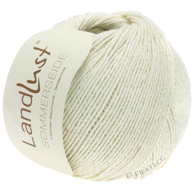 Lana Grossa LANDLUST SOMMERSEIDE | 001-bianco