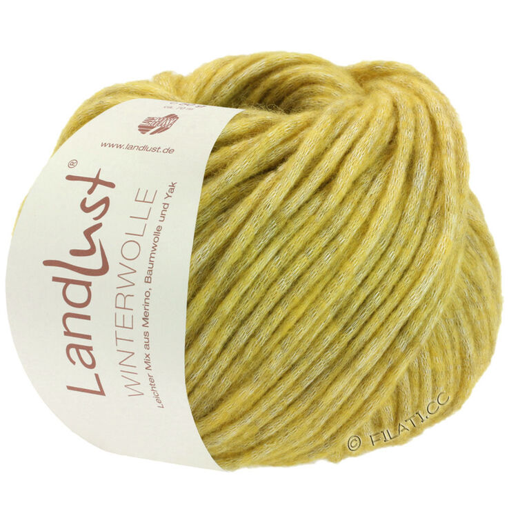 Lana Grossa LANDLUST WINTERWOLLE | 01-giallo limone puntinato