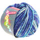Lana Grossa LEI Moulinè/Color Mix/Spray | 324-blu violetto/turchese  /ottanio scuro/ecru