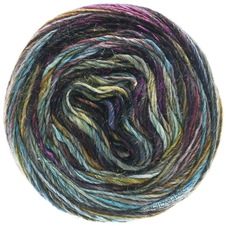 Lana Grossa LUCIA | 201-grigio/beige/oliva/lilla/antracite/umero