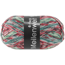 MEILENWEIT 6-FACH 150g Merino Christmas Lurex di Lana Grossa