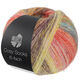 Lana Grossa MEILENWEIT 6-FACH 150g Cosy Socks Dream | 2152-beige rosato/giallo/grigio marrone/marrone chiaro/marrone scuro/arancio/giada/turchese  /argilla rosso/rosa antico