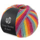 Lana Grossa MEILENWEIT 6-FACH 150g Cosy Socks Multi Stripes | 2201-blu fumo/turchese  /giallo/arancio/fucsia