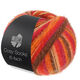 Lana Grossa MEILENWEIT 6-FACH 150g Cosy Socks Multi Stripes | 2204-fucsia/rosso arancio/moca/rosa salmone/rosso