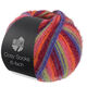Lana Grossa MEILENWEIT 6-FACH 150g Cosy Socks Multi Stripes | 2205-bordó/blu/beige grigio/fucsia/arancio