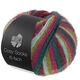 Lana Grossa MEILENWEIT 6-FACH 150g Cosy Socks Multi Stripes | 2206-rosso scuro/turchese menta/verde oliva/fucsia scuro/verde opale