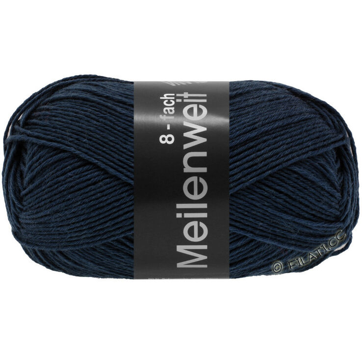 Lana Grossa MEILENWEIT 8-FACH 150g | 9556-blu notte