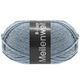 Lana Grossa MEILENWEIT 8-FACH 100g Uni | 9659-grigio blu puntinato