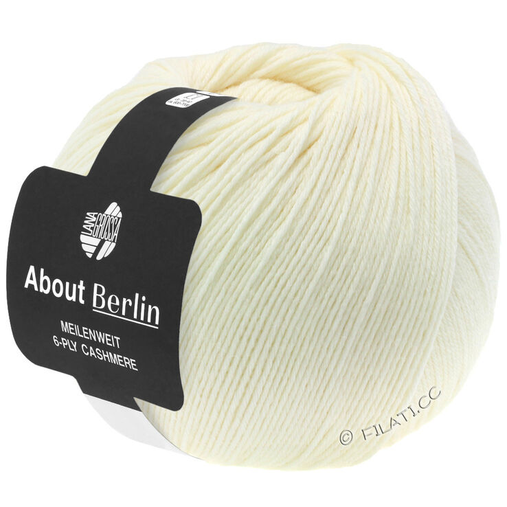 Lana Grossa MEILENWEIT 6-PLY CASHMERE (ABOUT BERLIN) | 001-ecru